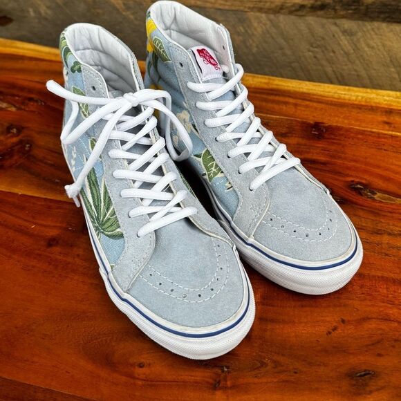🌺✨ Vans Sk8-Hi Floral Tropical Sneakers 🌺✨ - Picture 2 of 9